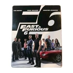 Fast & Furious 6 Steelbook [ Blu Ray DVD ] Vin Diesel Paul Walker Dwayne Johnson